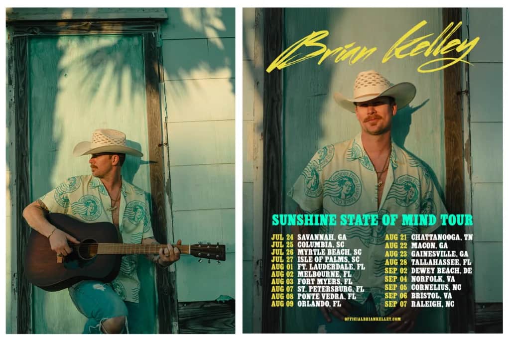 Brian Kelley Sunshine State Of Mind Tour dates