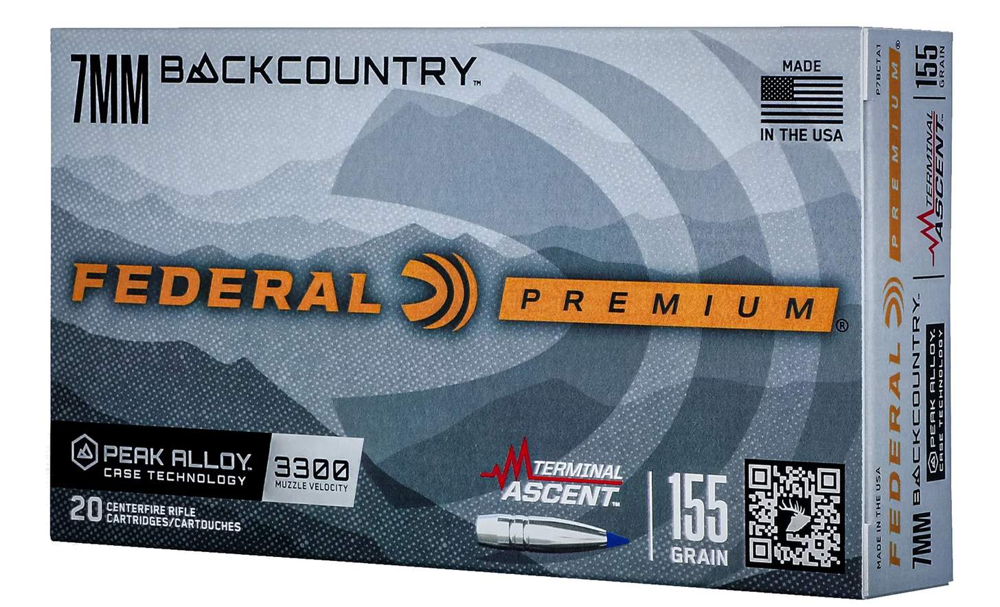 Federal 8mm Backcountry with 155-grain Terminal Ascent bullets