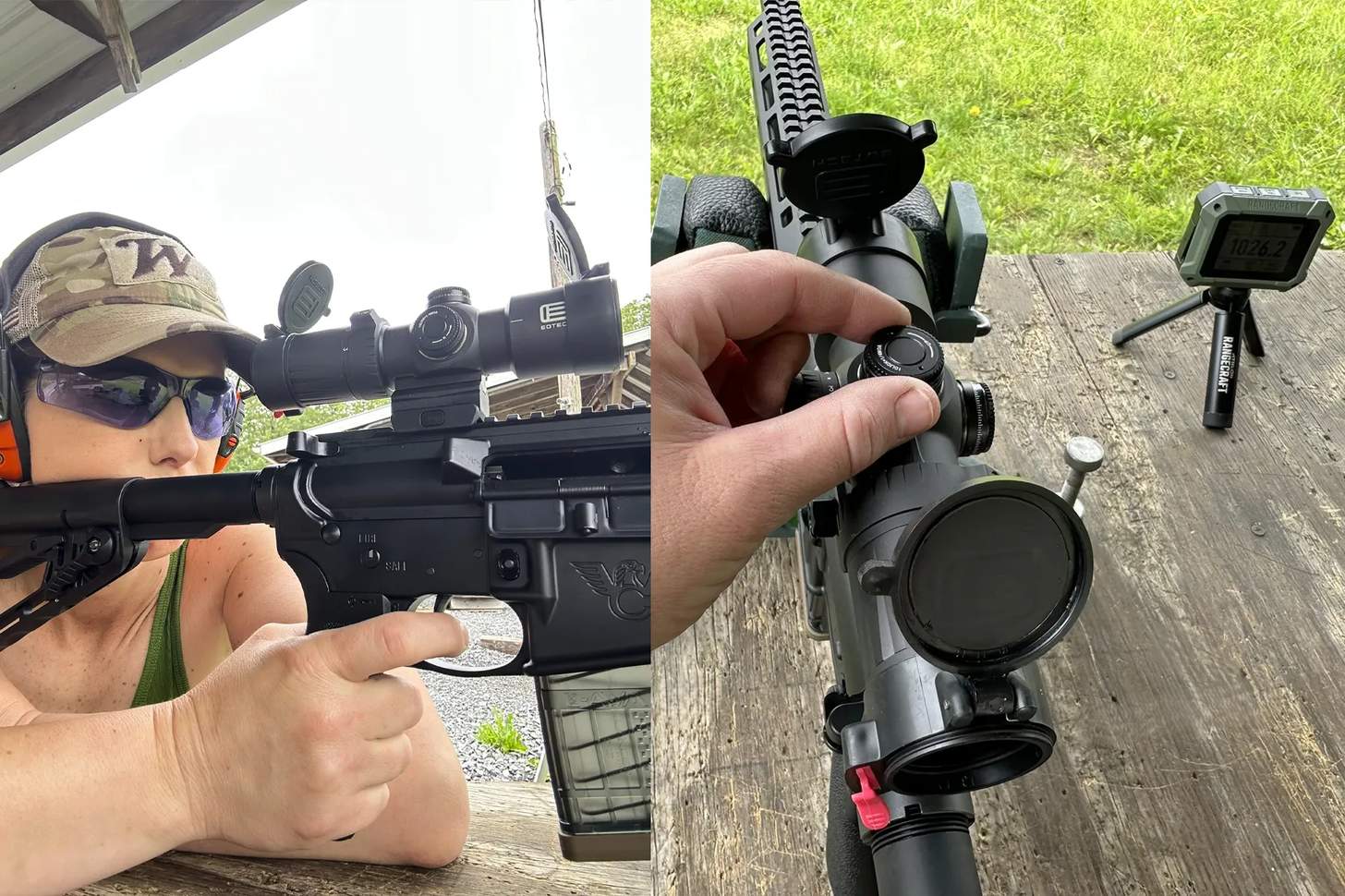 Making adjusments on the EOTECH Vudu 3-9x32 SFP riflescope