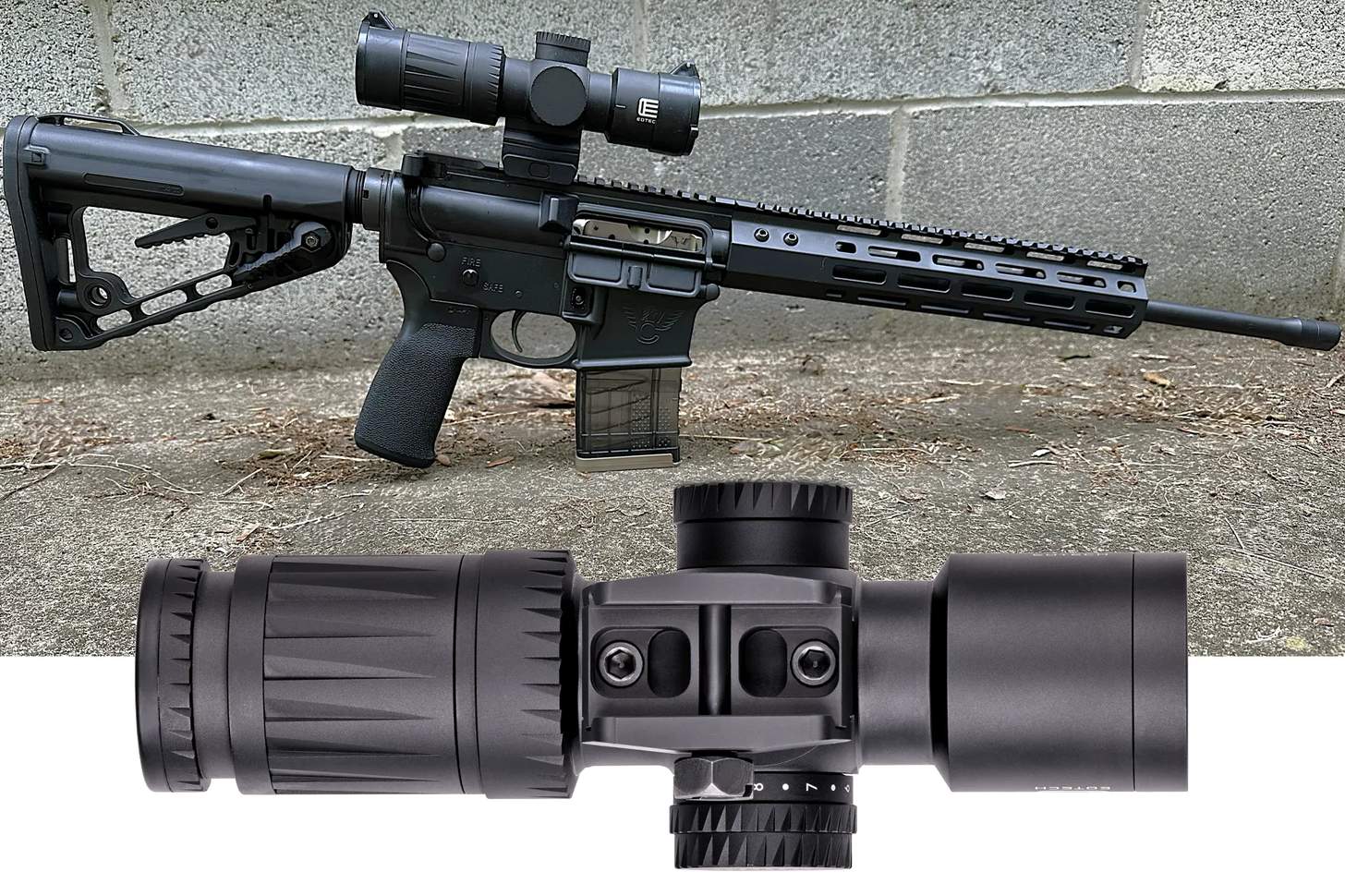EOTECH Vudu 3-9x32 SFP mounted atop a Wilson Combat Tactical Ultralight rifle