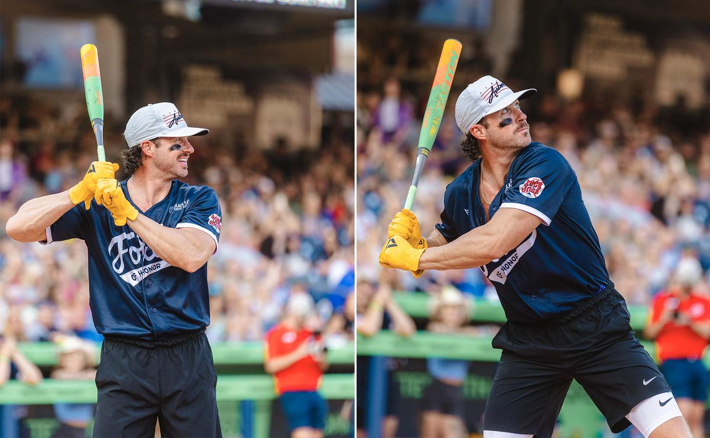 Folds of Honor Charity Softball game highlights - riley green