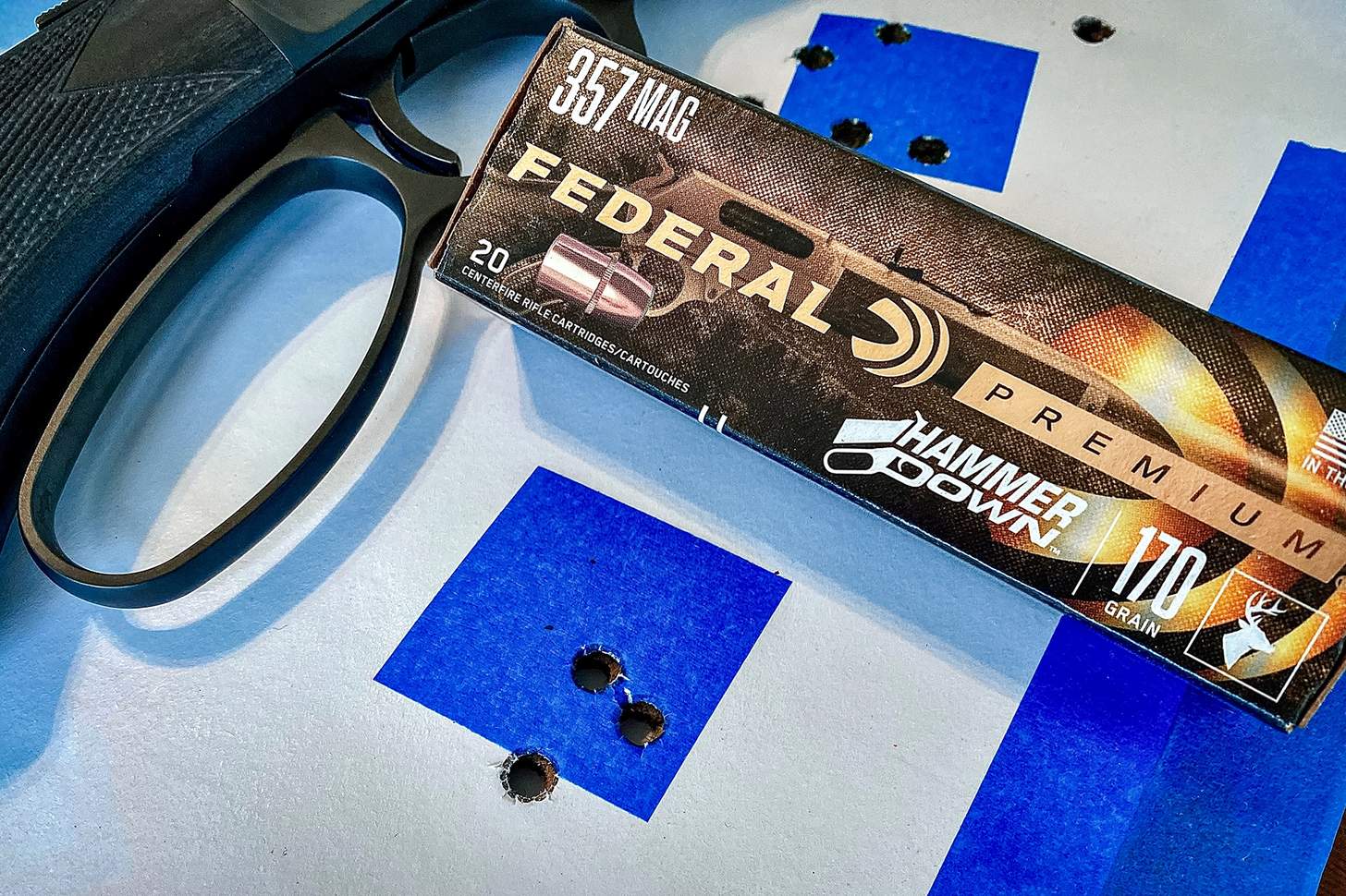 target results with Federal Hammer Down .357 magnum ammo