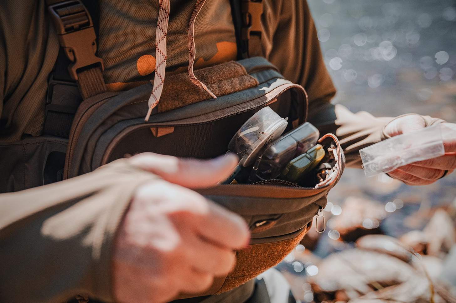 Kifaru Steelhead Chest Rig close up open