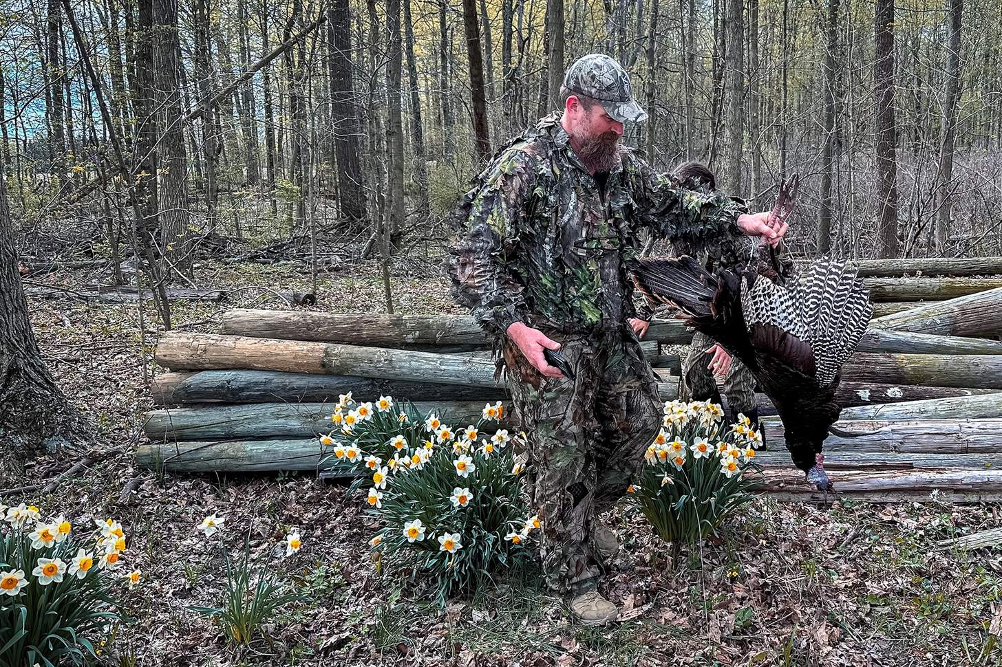 Matt Light with Clair's turkey