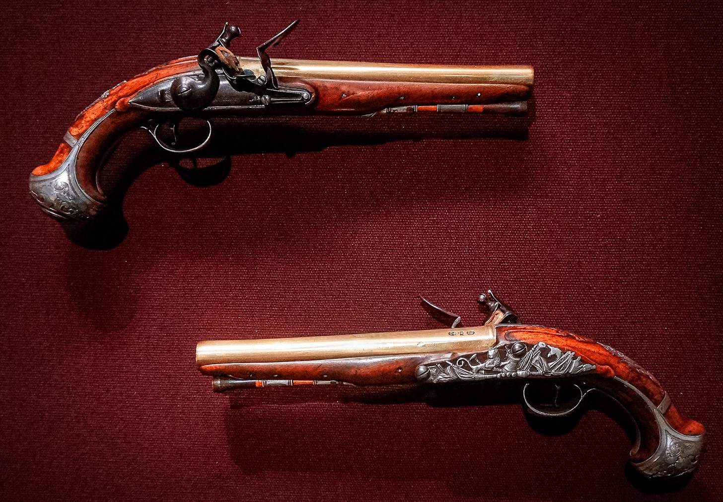 george washington's twin flintlock pistols