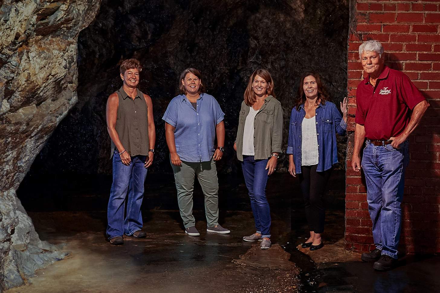 Six generations of the Yuengling family have run America’s oldest brewery since it was founded in 1829. Current owner Dick Yuengling with his daughters (from left to right) Jennifer, Sheryl, Wendy and Debbie.