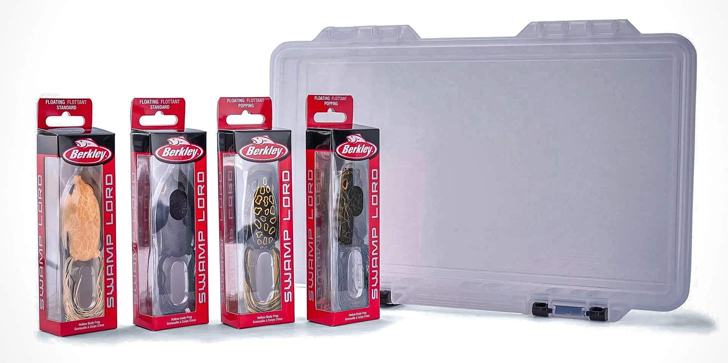 Berkley Froggin' Haul of Fame Box and lures