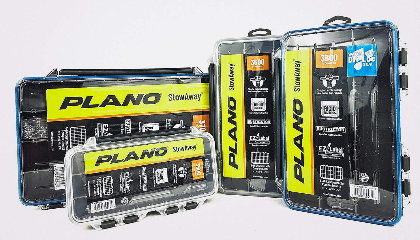 the new Plano StowAway tackle boxes