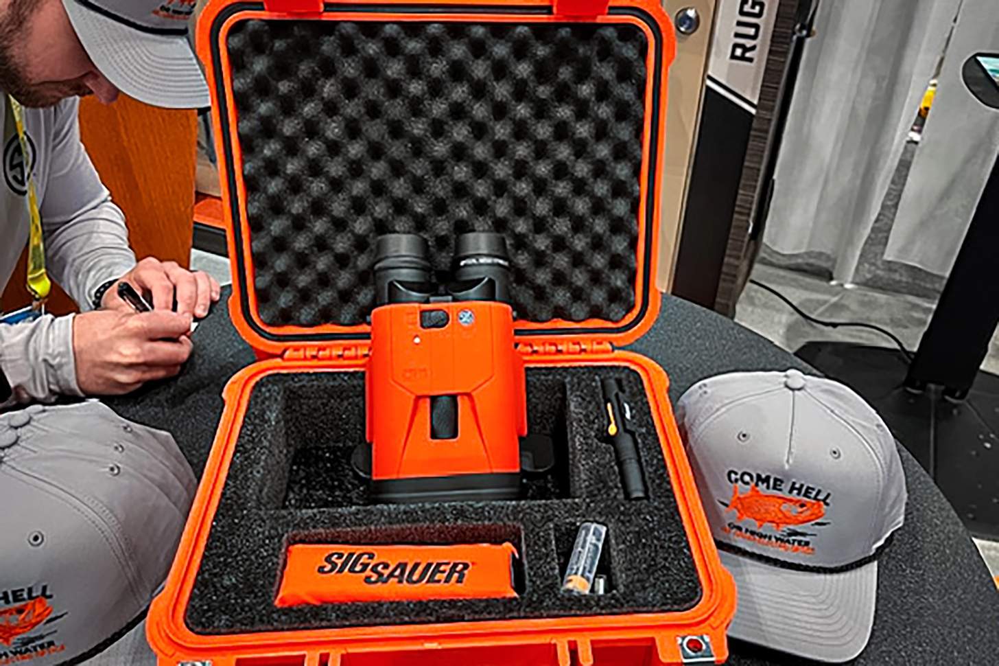 binoculars on display at ICAST 2025