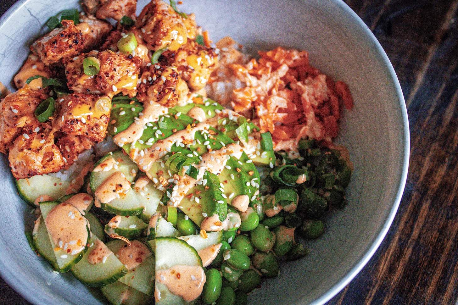 Alaskan Salmon Rice Bowl Recipe: Wild Grub Unplugged