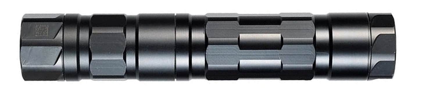 SilencerCo Switchback .22LR suppressor on white