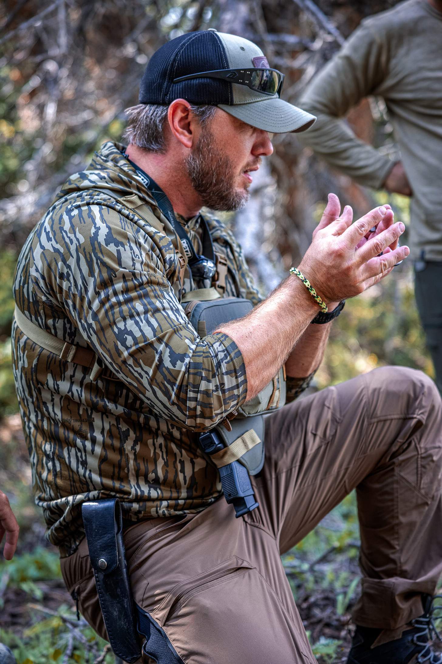 Born Primitive Apparel in Mossy Oak Bottomland top