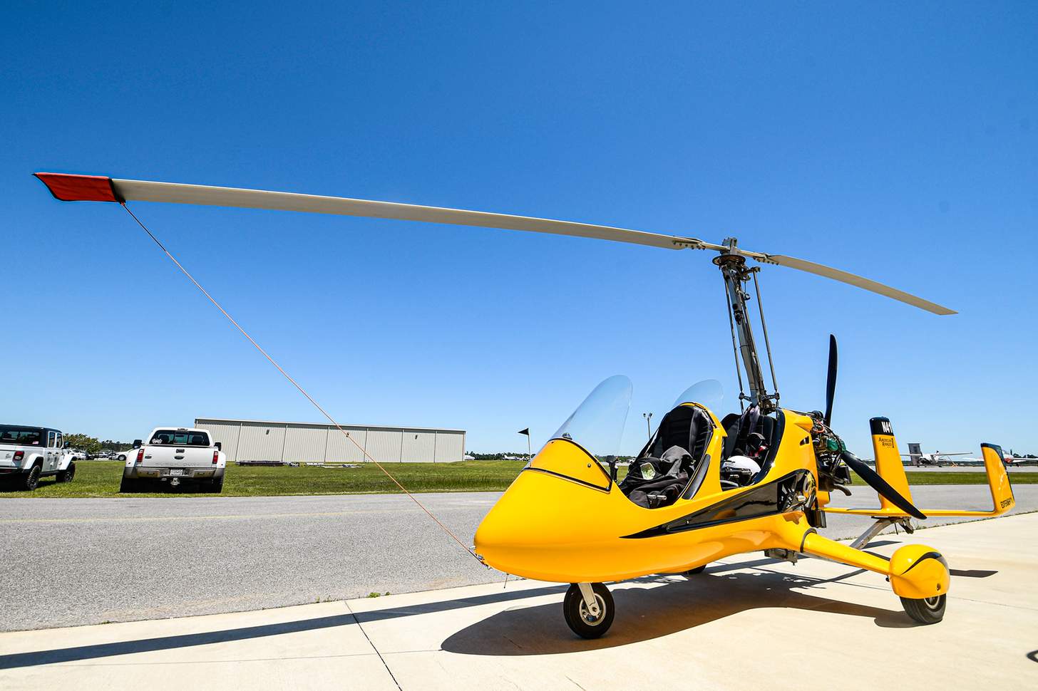 gyrocopter in redneck riviera