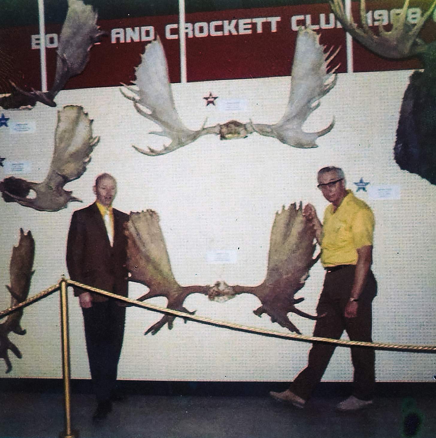 Ed Hall and Hank Colstock with Old Ugly, 1970