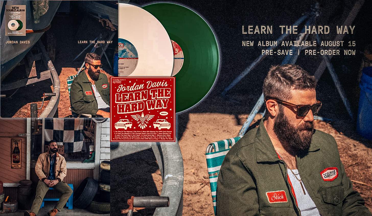 Jordan Davis Album Learn The Hard way on vinyl