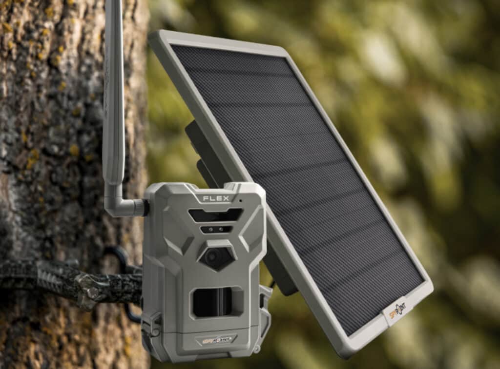 The Spypoint SPLB-10 5W Solar Panel with integrated lithium battery