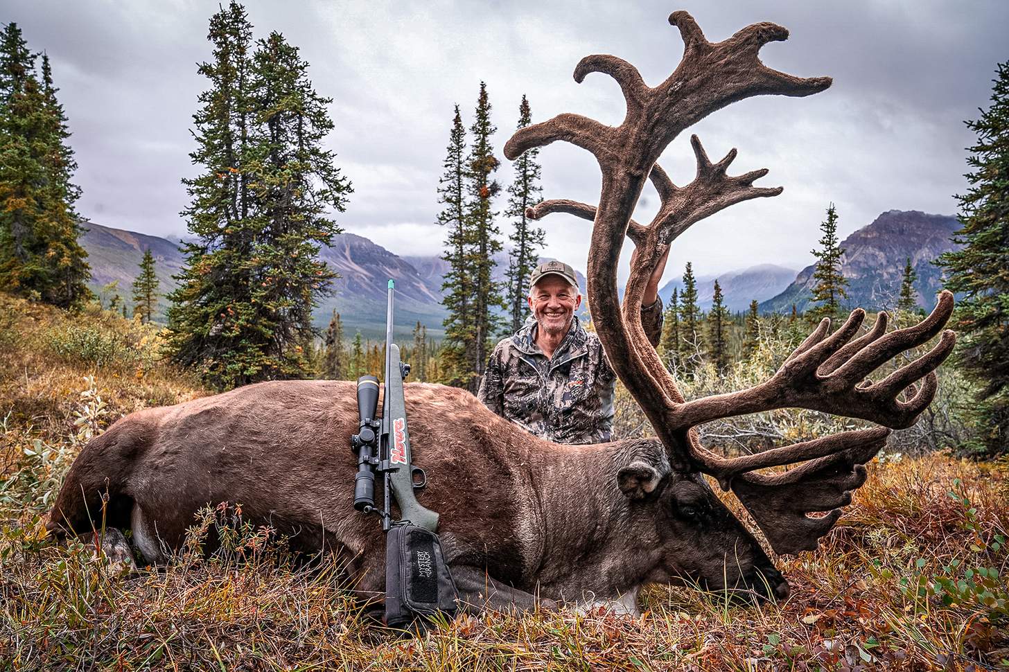Randy Newberg witha big caribou