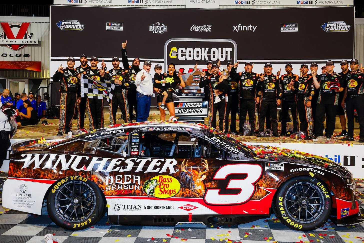 Austin Dillon Wins Cook Out 400 In Winchester Deer Season XP Style