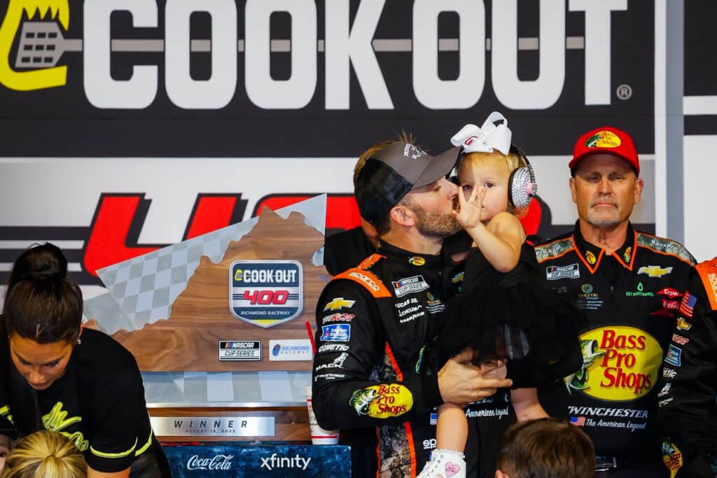 Austin Dillon after winning Cook Out 400 Richmond 2025