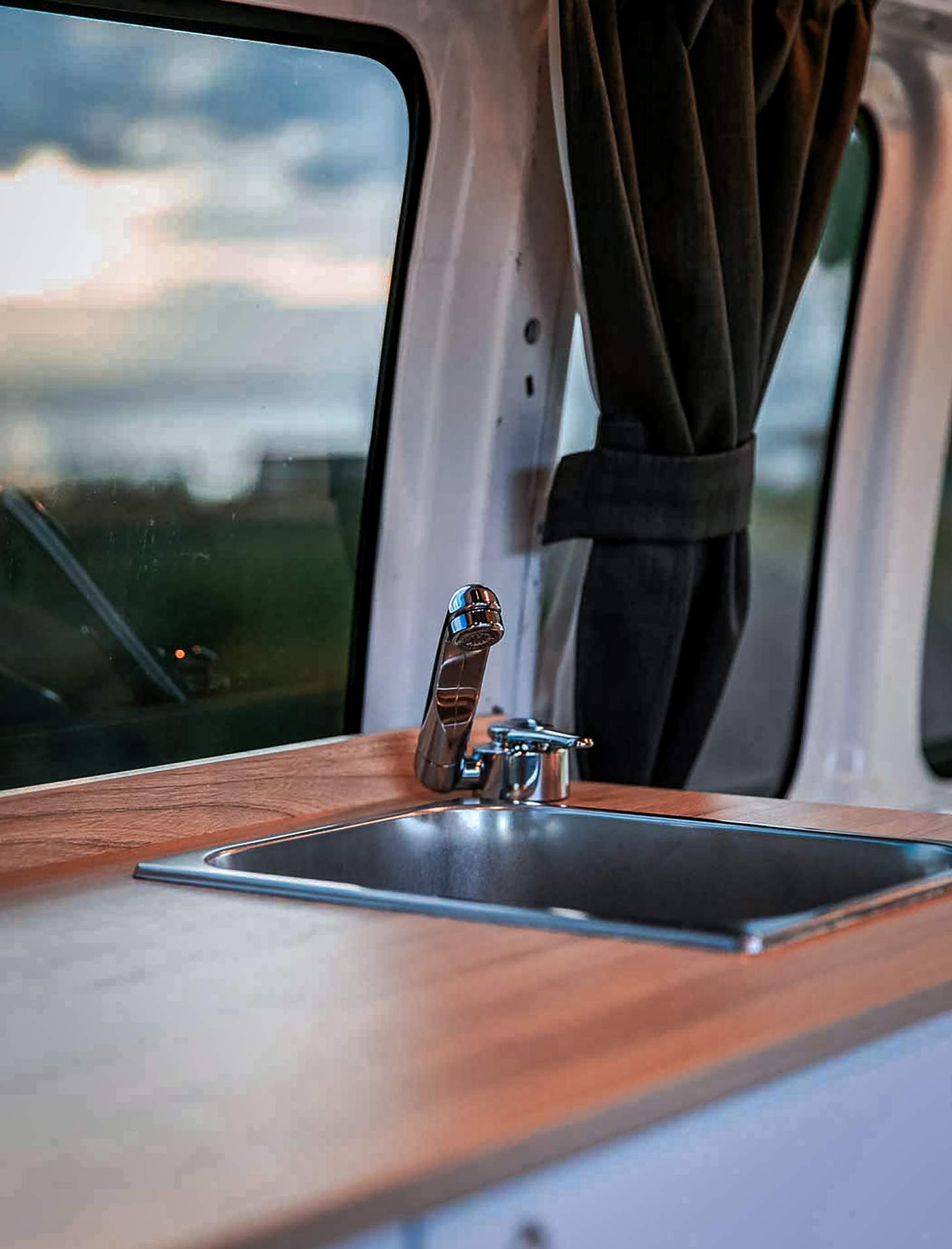 sink faucet in an RV