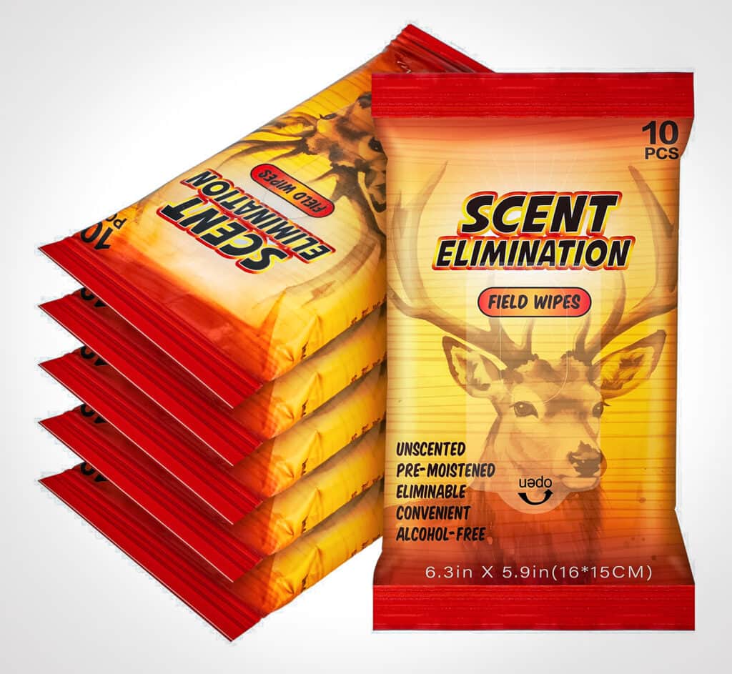 scent elimination field wipes for hunters