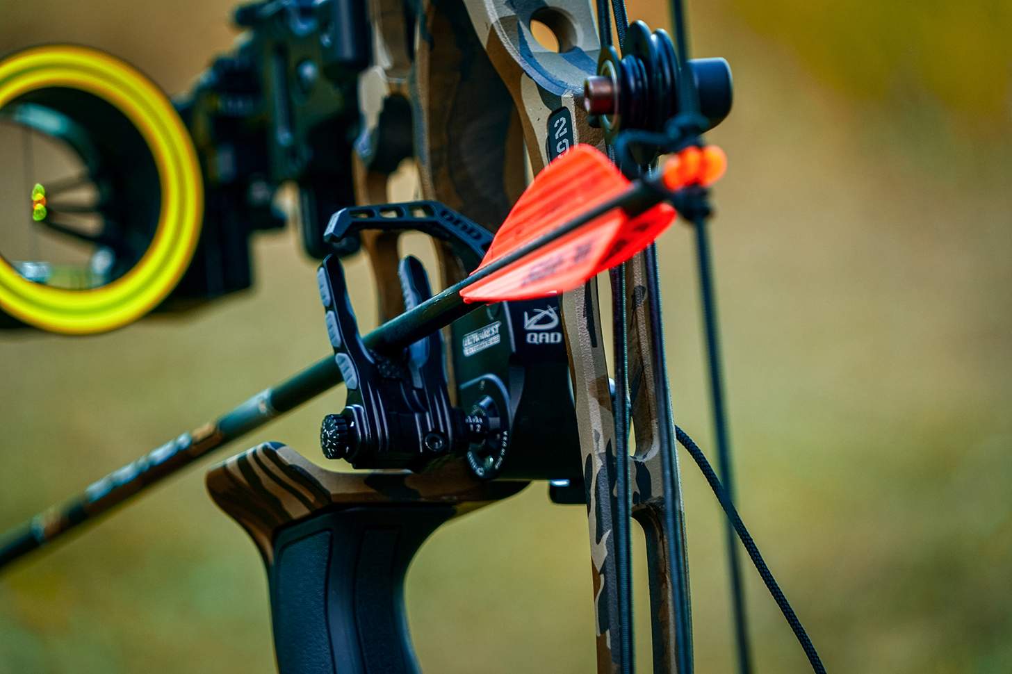 arrow nocked in a Hoyt Alpha AX-2 29 bow