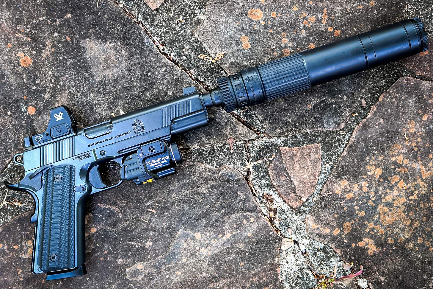 Dead Air Mojave 45 and Springfield 1911 Operator: Ideal CQB Tool