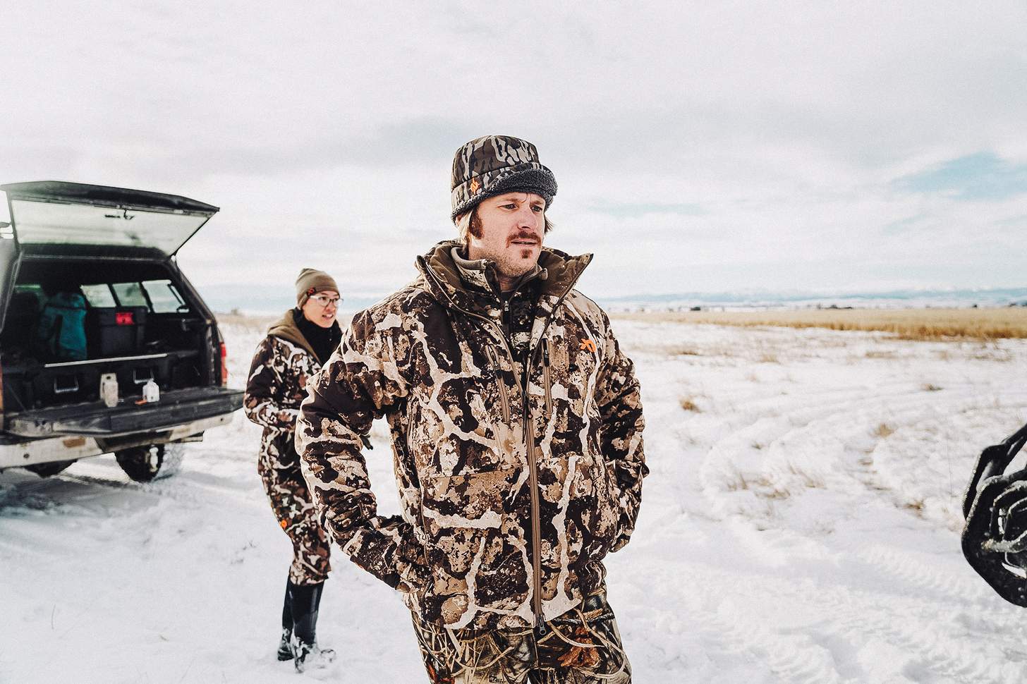 cody cannon hunting in snow