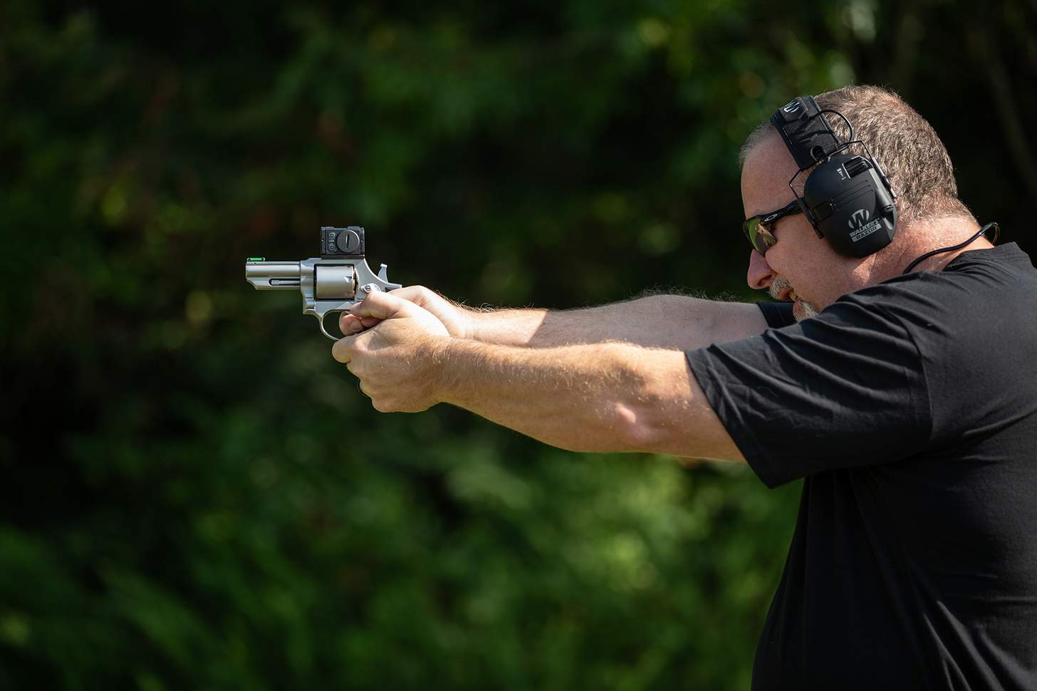 Taurus 66 Combat Revolver on the range