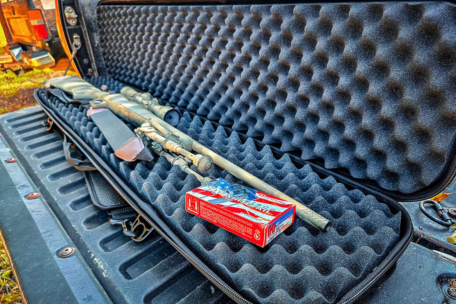 Plano Diverge rifle case with remington 700