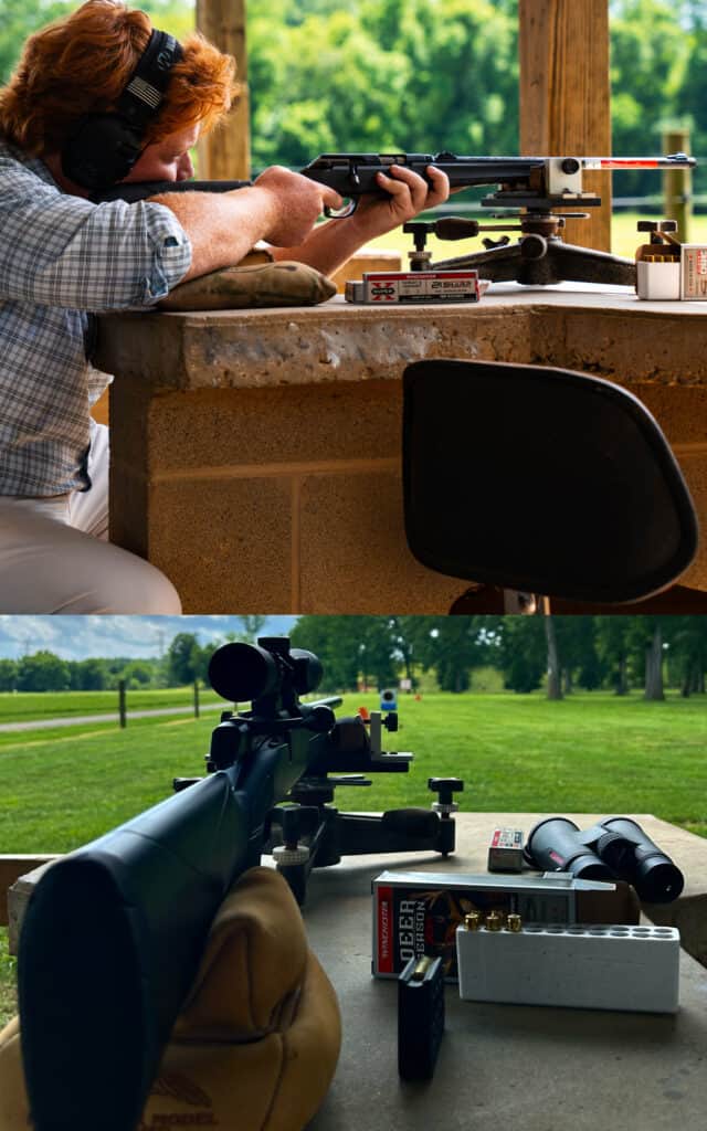 Author shooting 21 Sharp