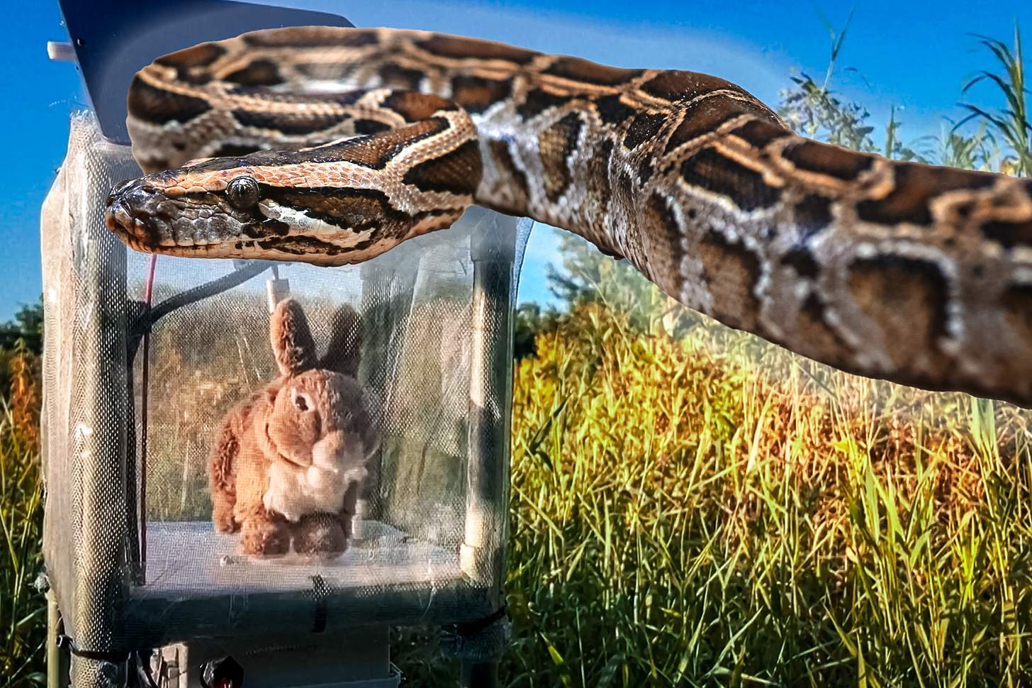 Florida Deploys Robot Rabbits to Fight Invasive Burmese Pythons