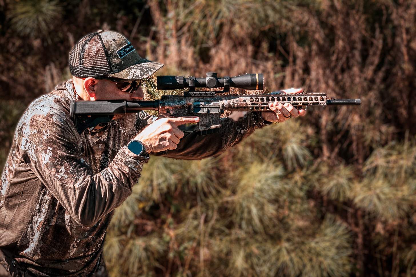 LWRCI 350 legend rifle being fired