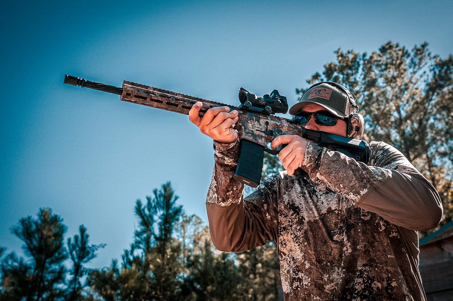 LWRCI rifle being fired