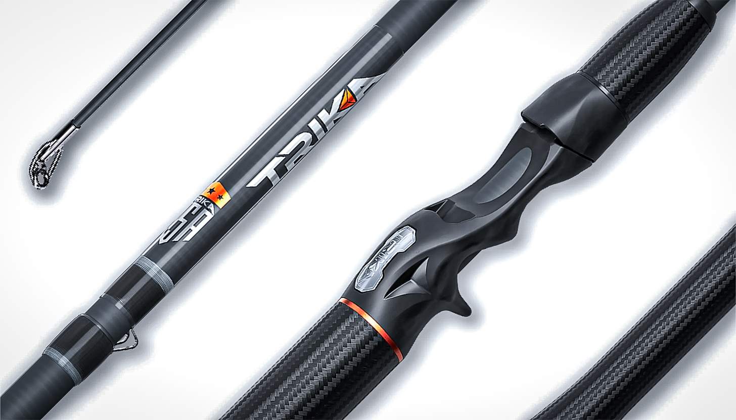 trika carbon weave rods