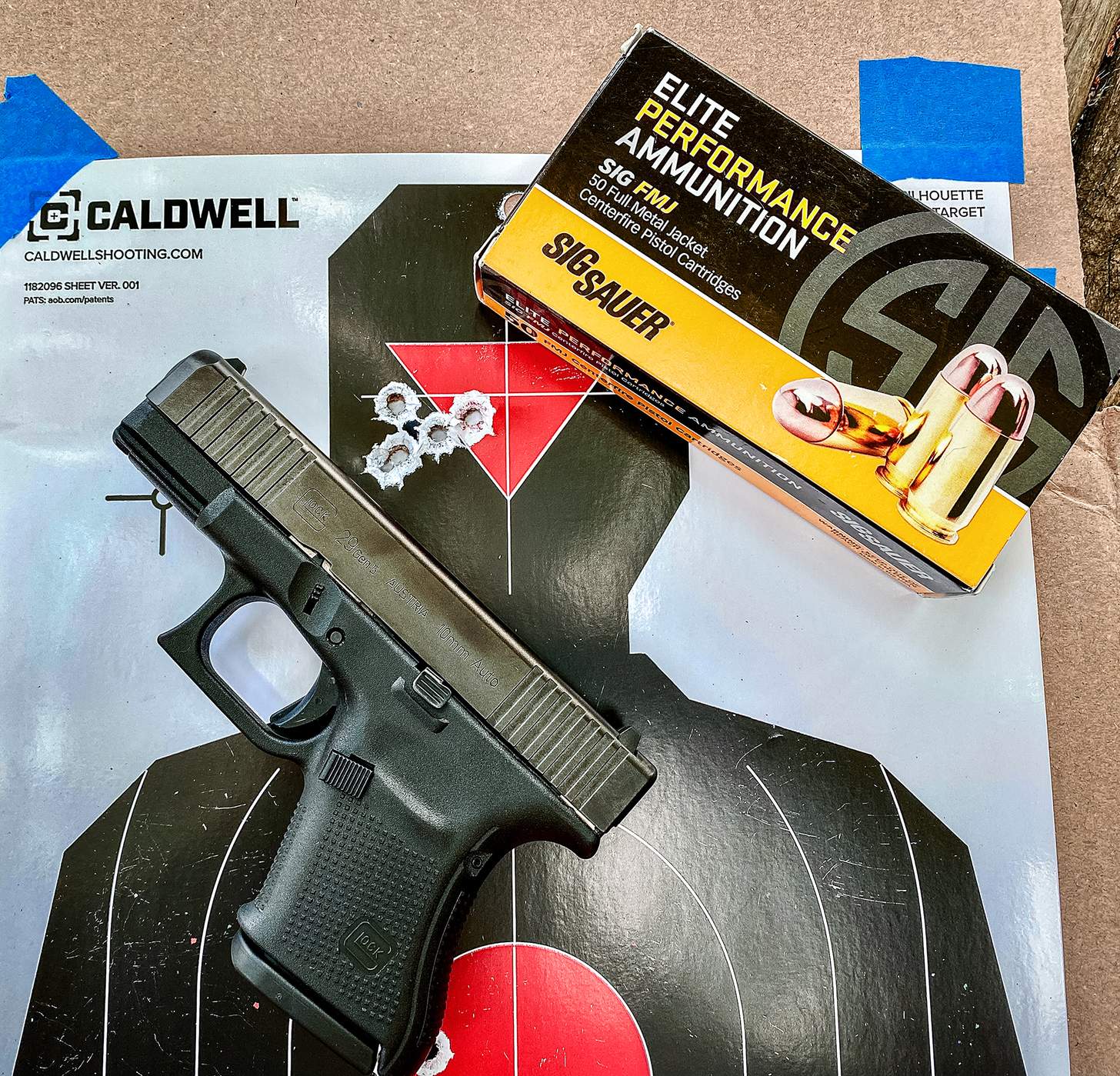 Glock 29 Gen5 with SIG SAUER Elite Performance ammo