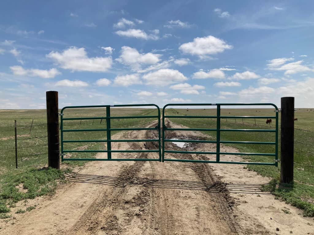 deer hunting funnels cattle gate