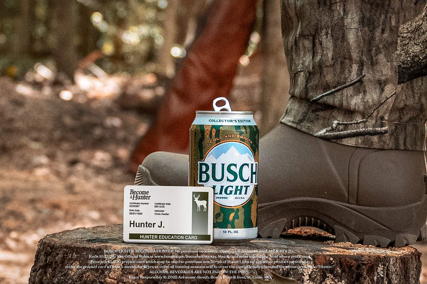 busch light become a hunter sweepstakes