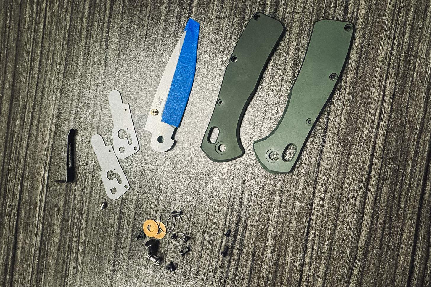 buck knives hq factory floor folder parts