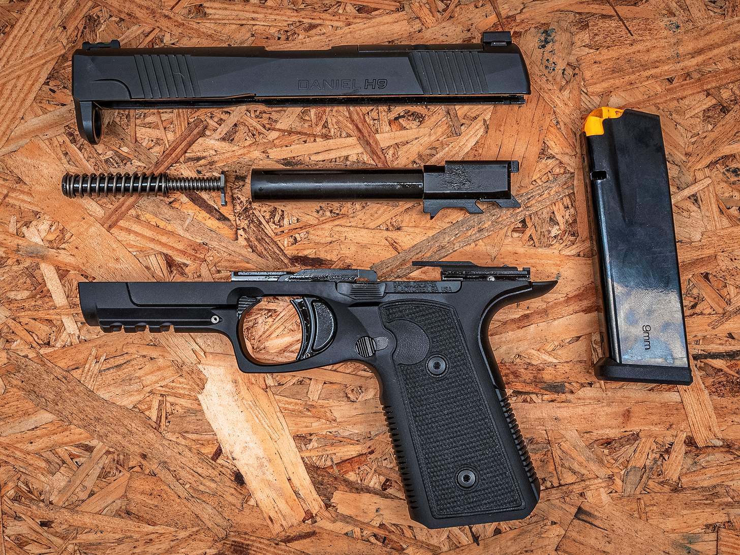 Daniel Defense H9 Pistol disassembled