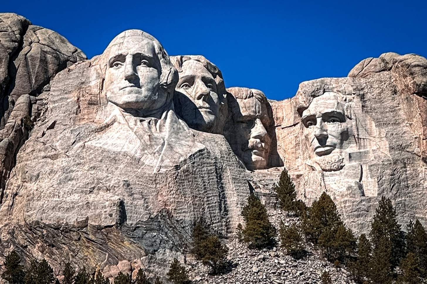 Mount Rushmore in the Black Hills of South Dakota