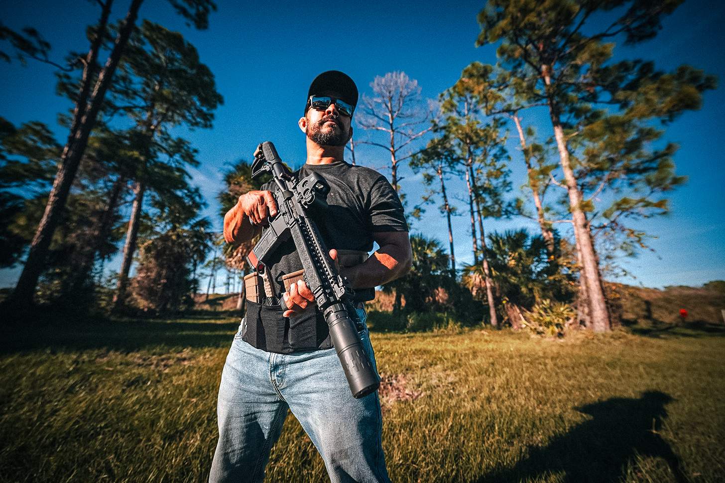 AR with a suppressor