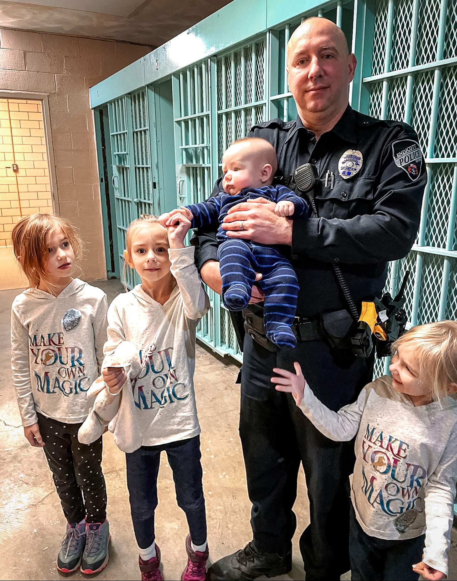 Sgt. Sean Ahern and his family. 