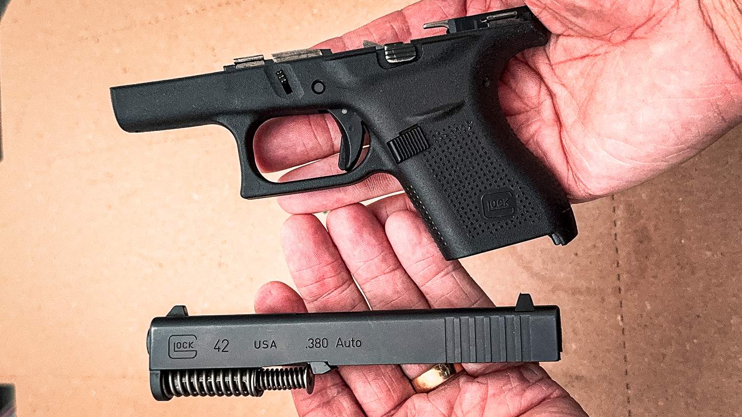 slide separated from frame