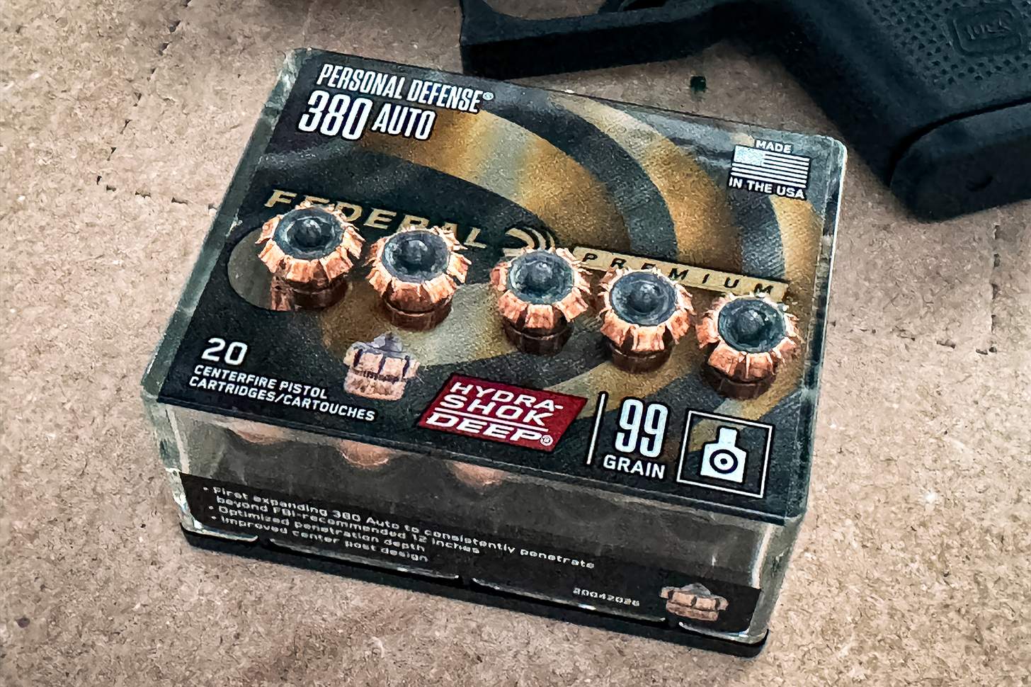 Federal Hydra-Shok Deep .380 Auto ammo