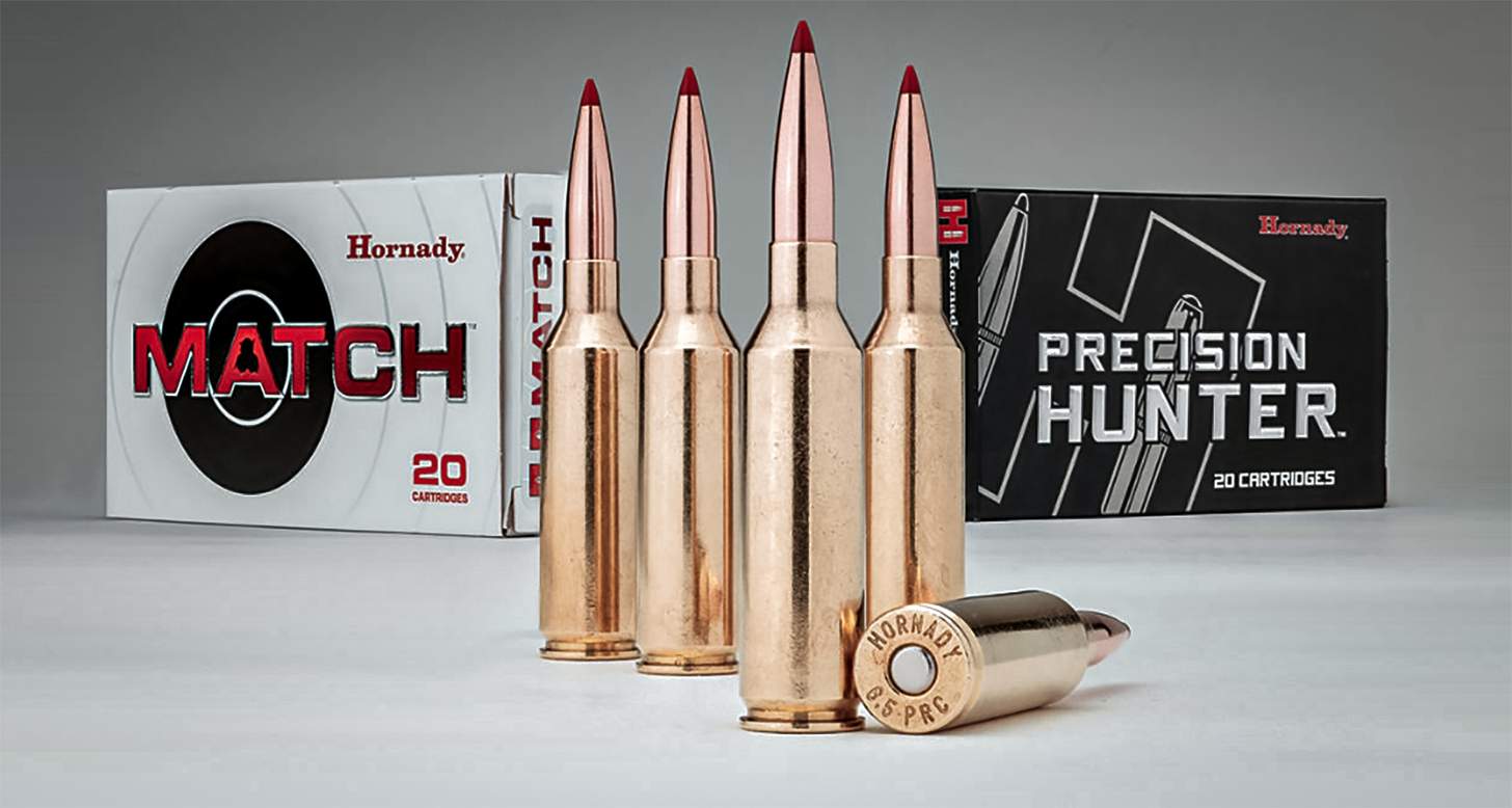Hornady 6.5 PRC Match and Precision Hunter ammo