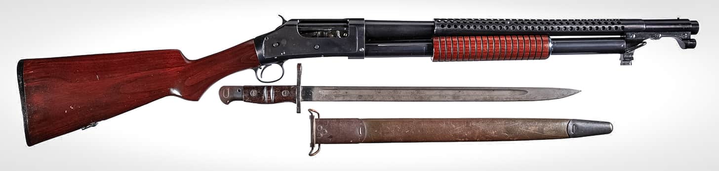 Winchester 1897 pump action shotgun