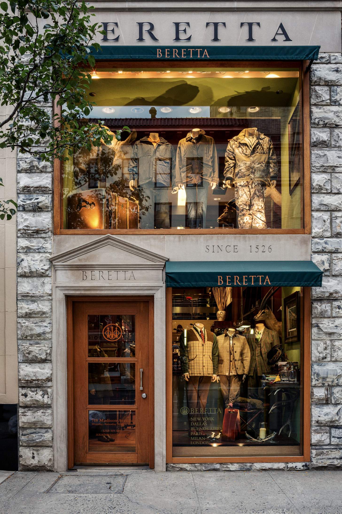 Beretta's first showroom in NYC