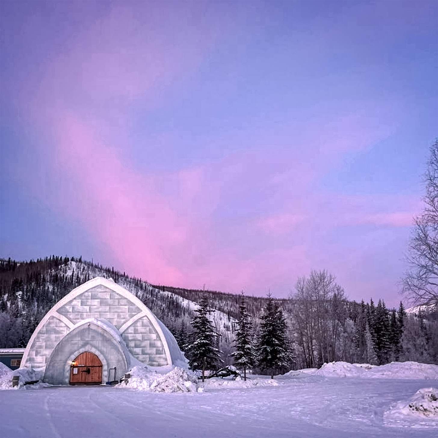 Aurora Ice Museum Bar in Alaska