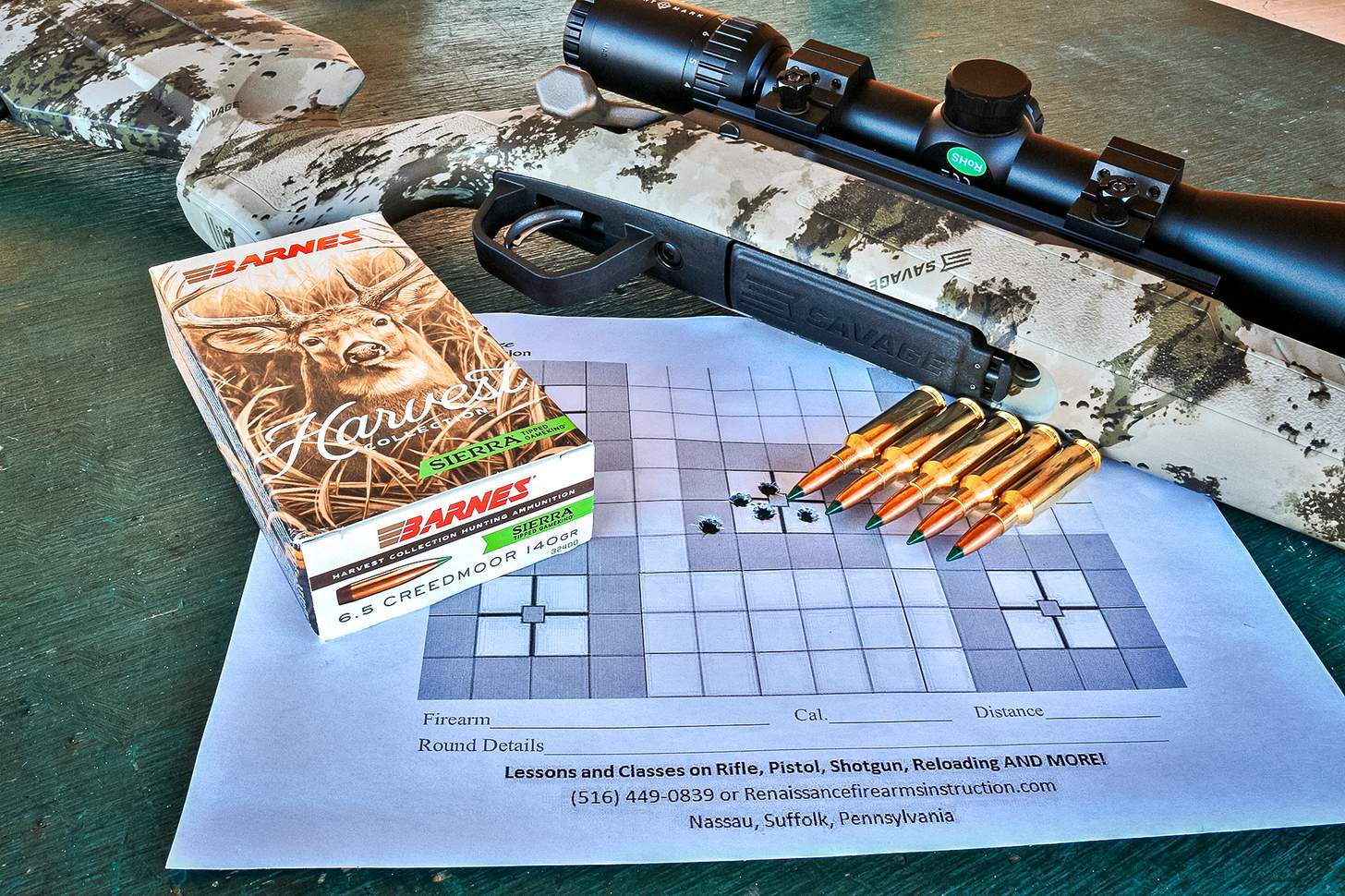 The groups printed with Barnes Harvest Collection ammo by the Savage Axis 2 Pro rifle were impressive.